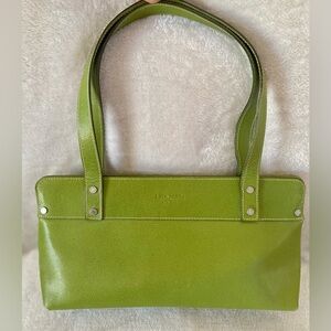 Kate Spade Preppy Satchel/Shoulder Bag in Chartreuse Green (RARE!)